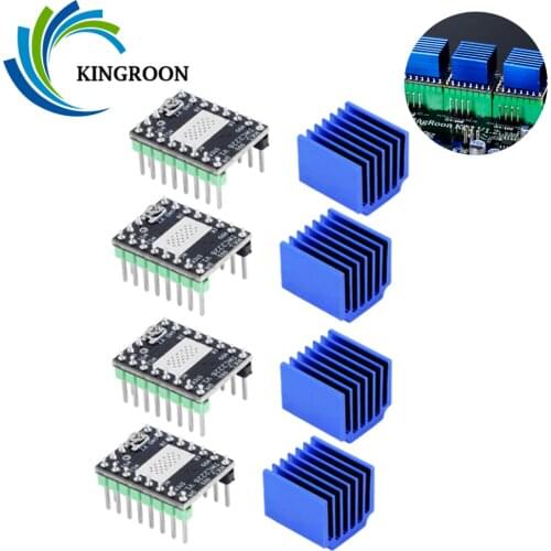 KINGROON MKS TMC2226 Stepper Motor Driver Stepstick Mute TMC2209 TMC2208 UART 3D Printer Parts For SKR V1.3 SKR V1. 4 Turbo