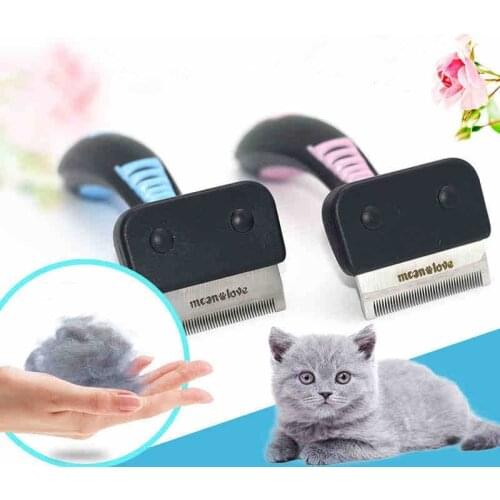 Pet Hair Deshedding Comb Pet Dog Cat Brush Grooming Tool Hair Removal Comb For Dogs Cats