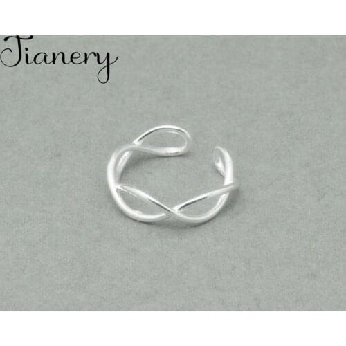 JIANERY Retro Vintage Jewelry Silver Color Hollow Rings For Women Men Big Opening Antique Rings