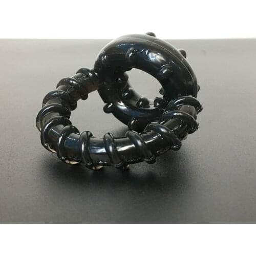 Penis Ring Reusable Silicone Cock Ring Penis Enlargement Delayed Ejaculation Sex Toys For Men