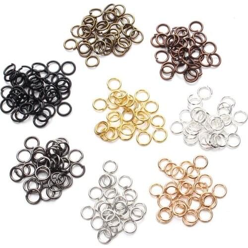 200pcs/set Jump Ring Manual Connection Ring Closed Mouth ring DIY Bracelet Necklace Jewelry accessories connecting ring