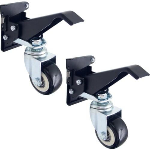 Workbench Casters Kit Retractable Heavy Duty For Workbenches Adjustable Polyurethane 660 LBS Wheel Accessories