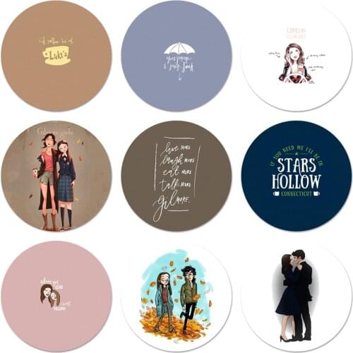 Gilmore Girls Rory Honorary Icons Pins Badge Decoration Brooches Metal Badges For Backpack Decoration