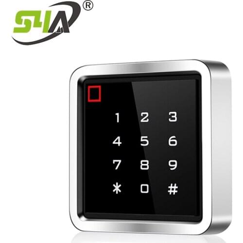 Metal IP68 Waterproof Pincode Touch Screen IC Wiegand Access Control Card Reader