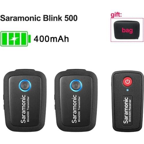 Saramonic Blink 500 Blink500 B1 B2 B3/4/5 Wireless Lavalier Lapel Microphone Studio Condenser Interview Mic for Phone DSLR