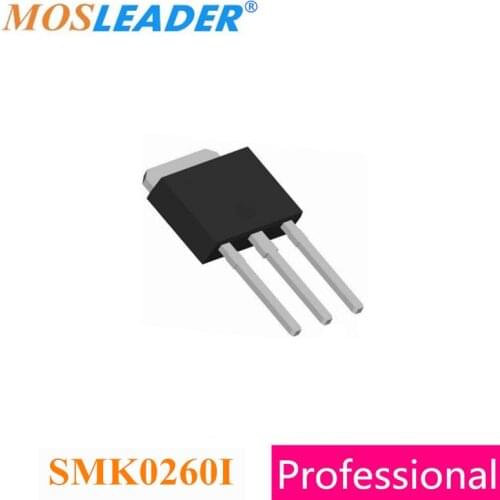 Mosleader 50PCS 100PCS TO251 SMK0260I SMK0260 SMK0260IS IPAK 2A 600V N-Channel High quality Mosfets