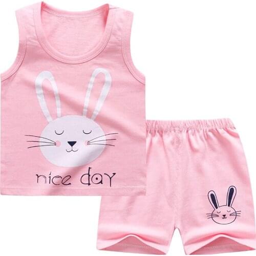 Baby girl Clothing Sets 3 6 9 12 Months 1 2 3 4 5 6 years old summer Boys Clothes Infant cotton Tops T-shirt+Pants Outfits Set
