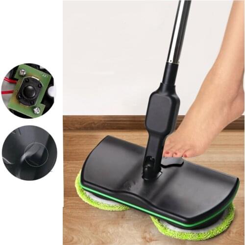 Mop for Wash Floor Spin Maid Rechargeable Cordless Powered Cleaner Scrubber Polisher Mop Floor Household Cleaning Tools