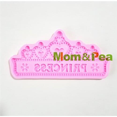 Mom&Pea 1302 Free Shipping Princess Silicone Mold Cake Decoration Fondant Cake 3D Mold Food Grade