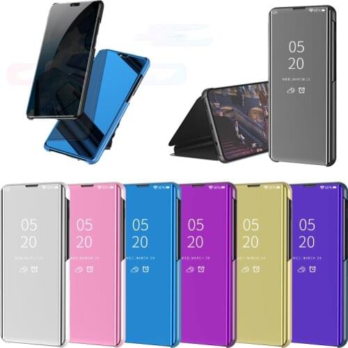 Smart Mirror Flip Phone Case For Google 4A 4G Window View With Stand Luxury Leather Shockproof Back Cover Coque