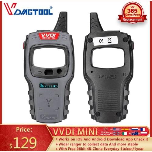 Global Version Xhorse VVDI Mini Key Tool Remote Key Programmer With Free 96bit 48-Clone Function Replace of VVDI Key Tool