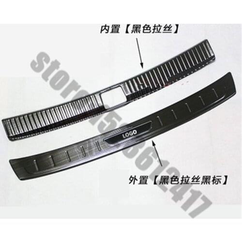 Stainless steel Rear Bumper Protector Sill Trunk Tread Plate Trim For Volkswagen Touran L 2016-2021 Car styling