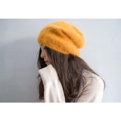 Female winter women and men hat lovely Plush mink cashmere hat winter Korean thickening Free Shipping M18925