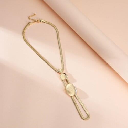 Hot Fashion Unisex Snake Chain Women Necklace Choker Gold Color Chain Necklace For Women Jewelry