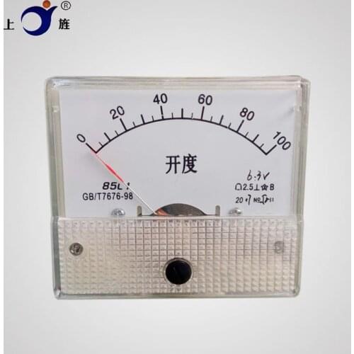 1Pcs Voltage meter 85L1-A opening meter board meter / pointer meter / small meter AC ammeter 64 * 56