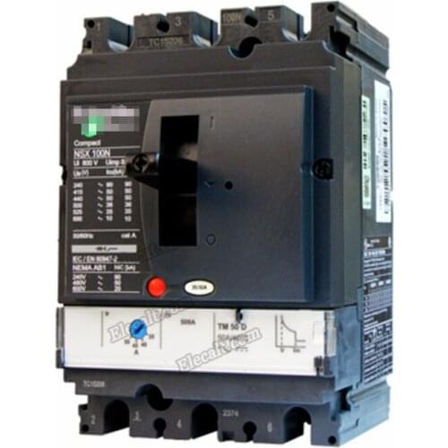 Circuit Breaker Compact NSX160F TM160D - 3P 3D 160A 690 V AC 50/60 Hz LV430630