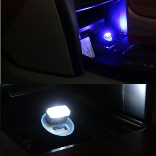 Car Accessories USB Atmosphere LED Light For chrysler voyager passat b5 fl suzuki swift fiat punto h4 c4 picasso opel corsa