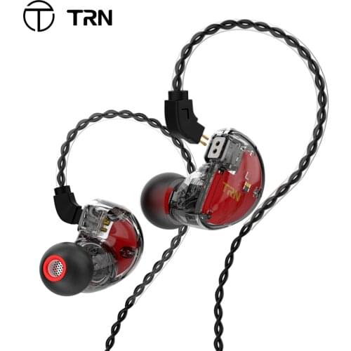 TRN V30 2BA 1DD Hybrid In Ear Earphone IEM HIFI Monito Sport Earphone 3 Drive Earplug Headset 2Pin Detachable TRN V80/IM1VX M10
