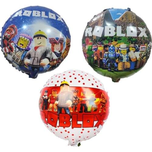 2021 New Roblox Big Foil Birthday Balloons Helium Number Balloon Happy Birthday Wedding Party Decorations Shower Children Gift