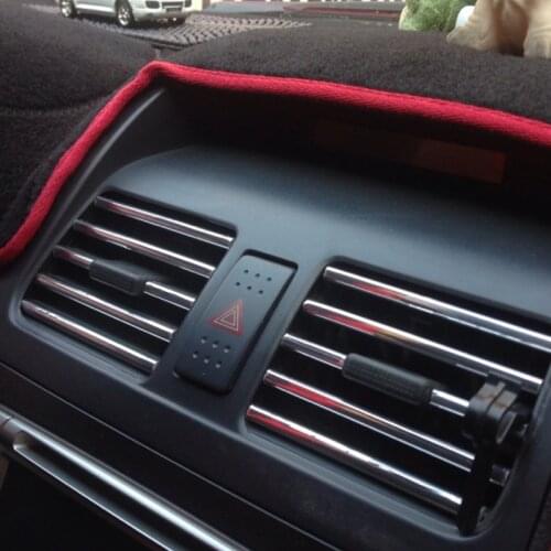 New car styling car air vent grille decoration strip for Volvo S40 S60 S80 XC60 XC90 V40 V60 C30 XC70 V70