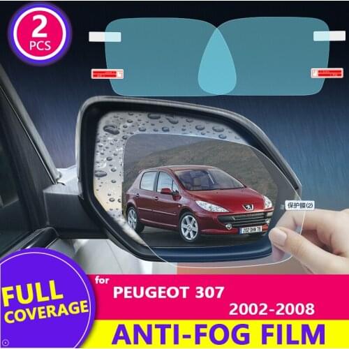 Rain Film Full Cover Rearview Mirror Clear Anti-Fog Rainproof for Peugeot 307 307sw 307cc 2002-2008 Hatchback Stickers Car Goods