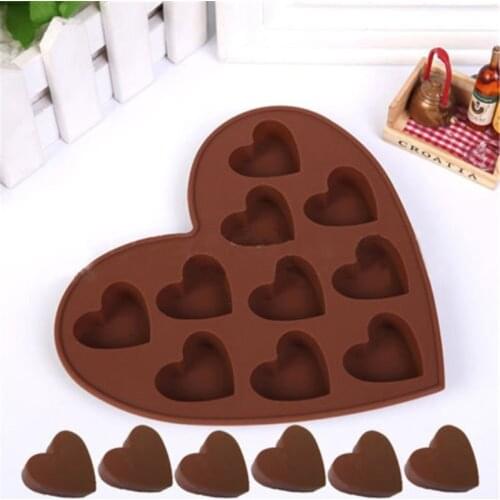 Heart Shape Silicone Cake Mold DIY Chocolate Soap Molds Cake Decorating Form