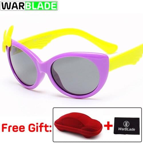 TR90 Flexible Kids Sunglasses Cycling Polarized Baby Boy Girls Sun Glasses Child Sunglass Infant Oculos Shades UV400 With Case