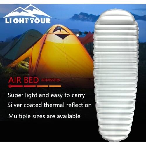 Camping Ultralight Inflatable mattress in tent Folding bed Portable Travel hiking trekking Air matt
