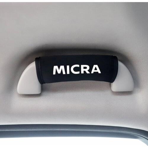 Comfortable and stylish auto interior roof handrail protector cover for Nissan Micra