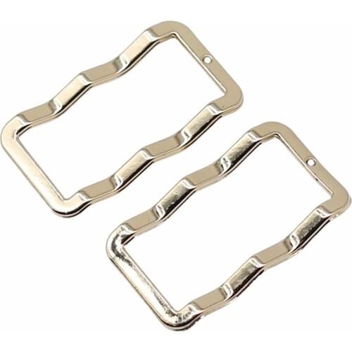 WYSIWYG 10pcs 30x16mm KC Gold Color Geometry Charms Pendant For Jewelry Making Earring Making Accessories