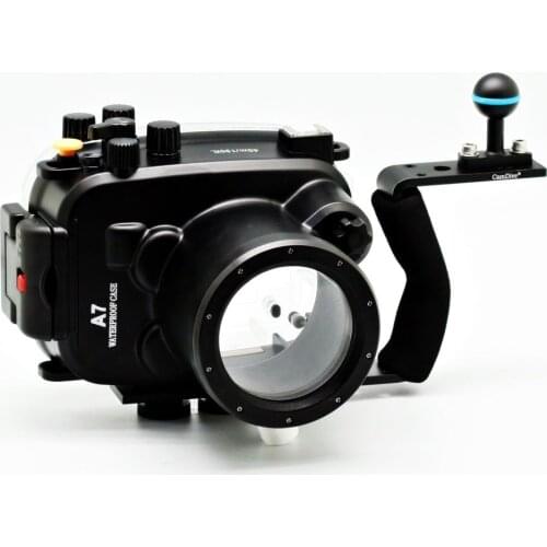 For Sony A7/A7r/A7s 40m/130ft Meikon Underwater Camera Housing case + diving handle