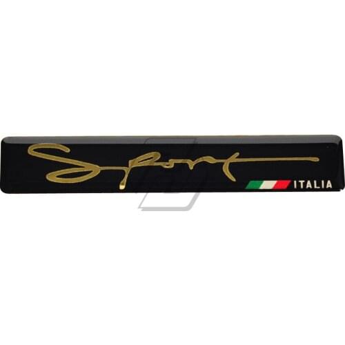 3D Black Motorcycle Tank Decals Italy Sport Italia Stickers Case for Aprilia Ducati Kawasaki Honda Yamaha Harley Indian