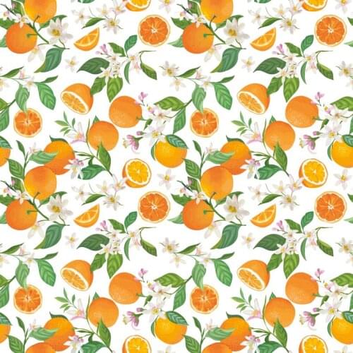 Happy Birthday Tangerine Backdrop Holiday Fruit Photography Background Celebration Photo Booth Studio Decor