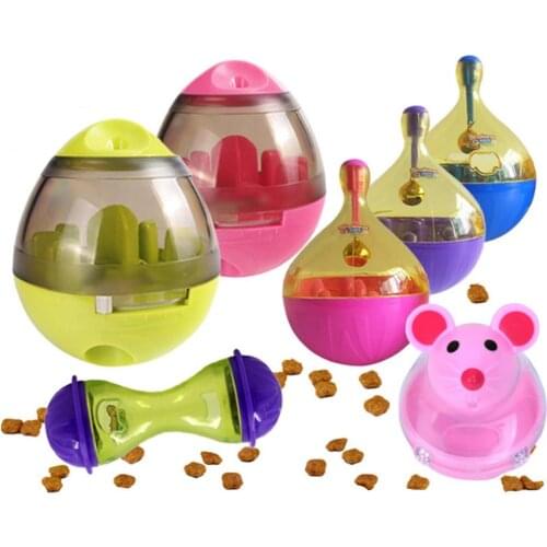 Pet Toy Dog Bowl Leak-proof Ball Pet Toy Automatic Funny Feeding Pet Bite Cat Dog Tumbler Toy Dog Train Spill Food Ball