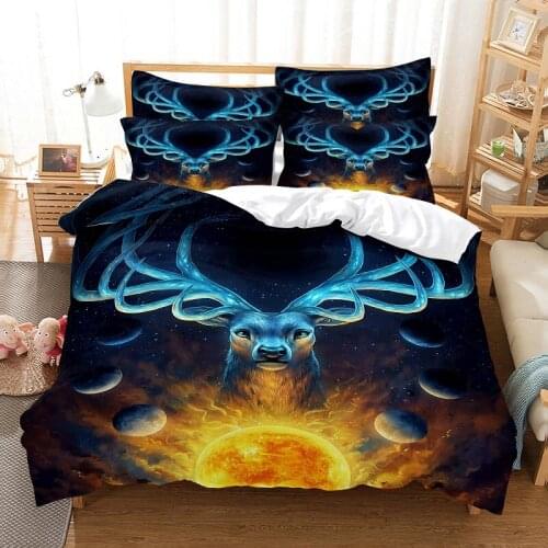 Bedding set duvet cover set 3d bedding digital printing bed linen queen size bedding set fashion design