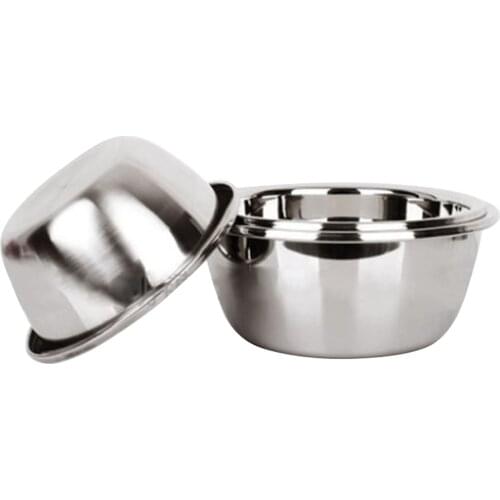 Legendog 1pcs Pet Bowl Stainless Steel Thickened Cat Food Bowl Dog Water Bowl Puppy Bowl Dog Feeders Pet Supplies
