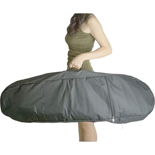 Longboard Skateboard Travel Carry Storage Bag Thickened Backpack, Black