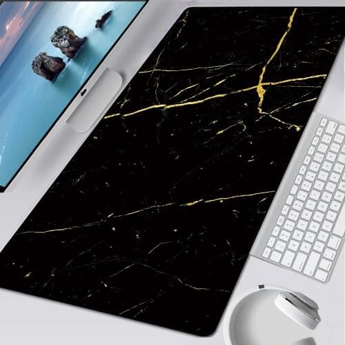 Marble Keyboard Mat Soft Desk Durable Desktop Mousepad Rubber Gamer XL Large Mouse Pad Gaming Accessories Keyboard for Computers