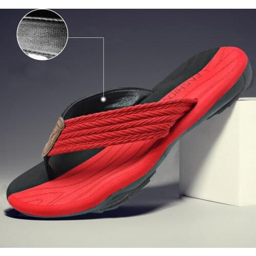 Massage Flip-flops Summer Men Slippers Beach Sandals Comfortable Men Casual Shoes Fashion Men Flip Flops Hot Sell Footwear 2021