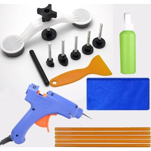 Car Dent Repair Tool Set Hand Repair Kit Removal Car Door Body Auto 20W BS Plug Hot Melt Glue Gun Bridge Dent Puller