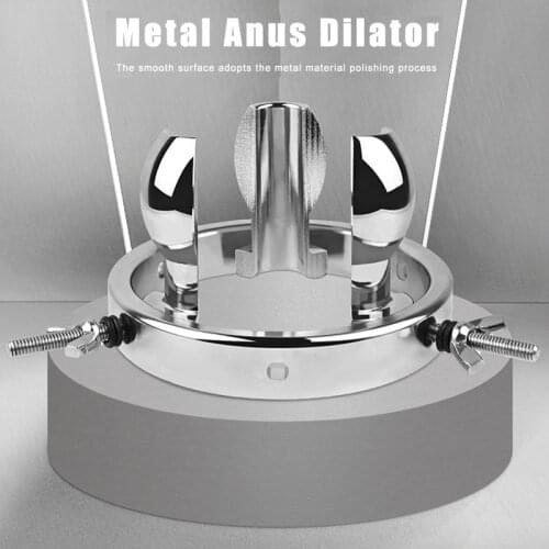 2021 New Metal Anal Toys Sexy Butt Plug Gay Anus Vaginal Dilator Expander Buttplug Sex Toys For Men Women Adults Games Sex Shop