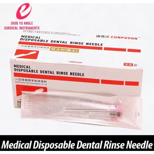 Single-use blunt needle with calibration 23G50 thread carleton needle 27G70 micro - rectified needle head with calibration