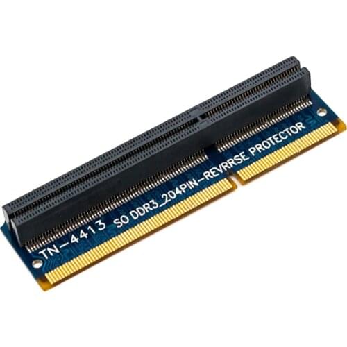 DDR3 SO DIMM Adapter Converter Card Raiser 204PIN DDR 3 Reverse Protector SO DIMM DDR3 Memory Ram Tester Post Card for Computer