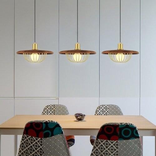 Modern LED Pendant Lights Indoor Lighting Dining Room Lamp Black Minimalist Pendant Lamps Home Decoration Lighting E27