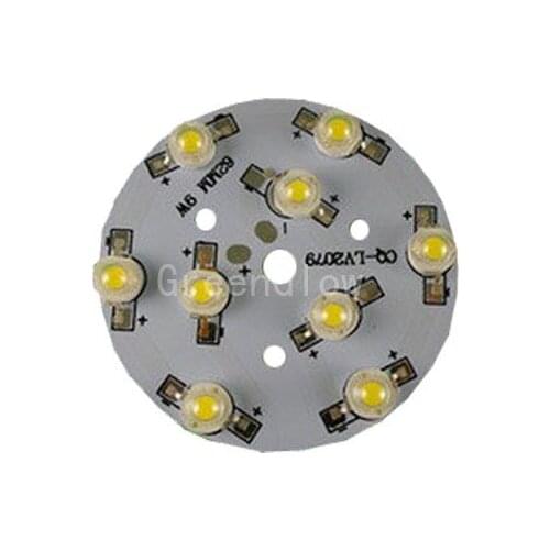 100X LED 9W led lamp beads with PCB for led bulb lighting factory direct supply 9w led with round aluminum pcb free