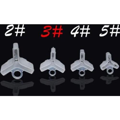 100Pcs 2# 3# 4# 5# Treble Fishing Hooks Covers Treble Grip Hook Protect Bonnets safety Caps Protector