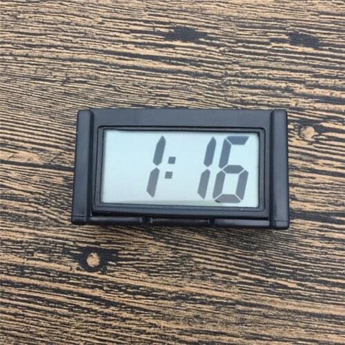 Convenient Durable Self-Adhesive Mini Car Clock Auto Car Truck Dashboard Time Bracket Vehicle Electronic Digital Clock#291433