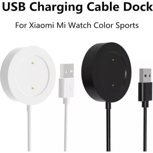 Charger Adapter USB Charging Cable Dock Cord Wire for Xiaomi Mi Watch Color Sports Powered by Laptop PC Power Bank USB Charger