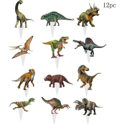 Jurassic Theme Parti Decor Dinosaur Caketopper Banner Cupcake Boxes Dino Roar BirthdayJungle Safari Kids Jurassic World