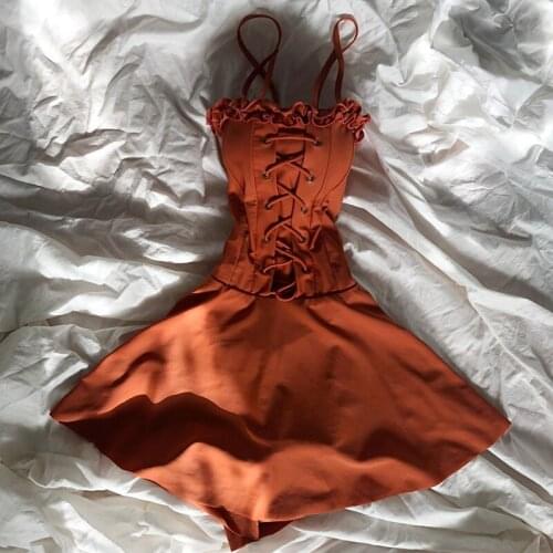 2021 Women Solid One Piece Swimwear Bandage Bathing Suit Push Up Swim Beach Dress Summer Sexy Swimsuit Womens Swimming Suits